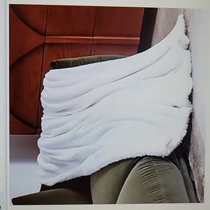 Bedsure Cream Sherpa Fleece Twin/Twin XL blanket throw 60"x80" soft fuzzy New…